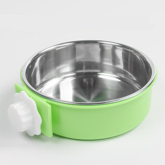 Hanging Stainless Steel Pet Bowl - The Perfect Solution For Mess-Free Feeding