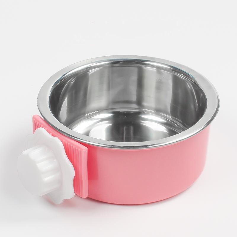 Hanging Stainless Steel Pet Bowl - The Perfect Solution For Mess-Free Feeding