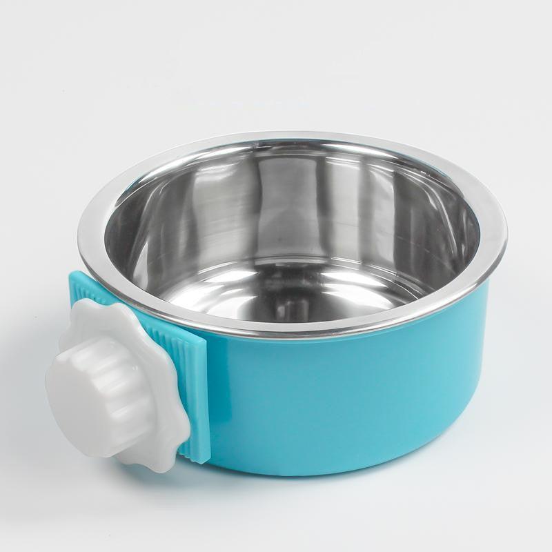 Hanging Stainless Steel Pet Bowl - The Perfect Solution For Mess-Free Feeding