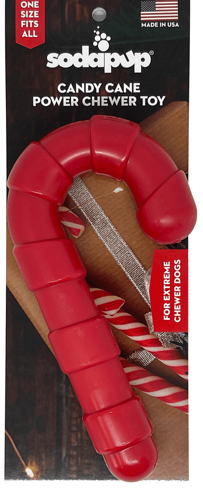 Ultra-Durable Candy Cane Chew Toy for Aggressive Chewers