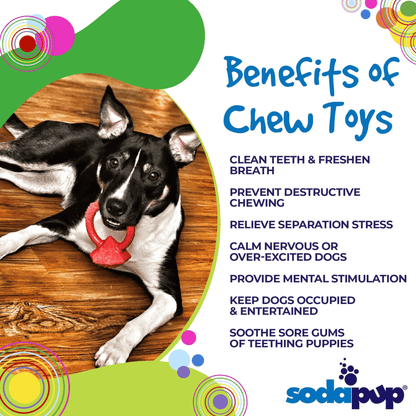 Durable Diamond Ring Teething Toy for Aggressive Chewers