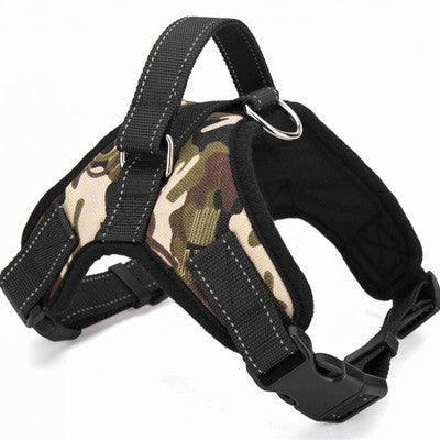 Adjustable Dog Chest Harness With Optional Accessories